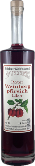 Roter Weinbergpfirsich-Likör (Miniatur)